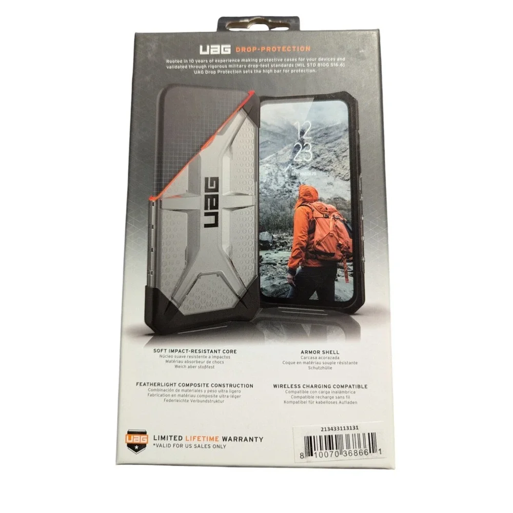W6. UAG Plasma Series Case For Samsung Galaxy S22+‎ (PLUS) In Ash